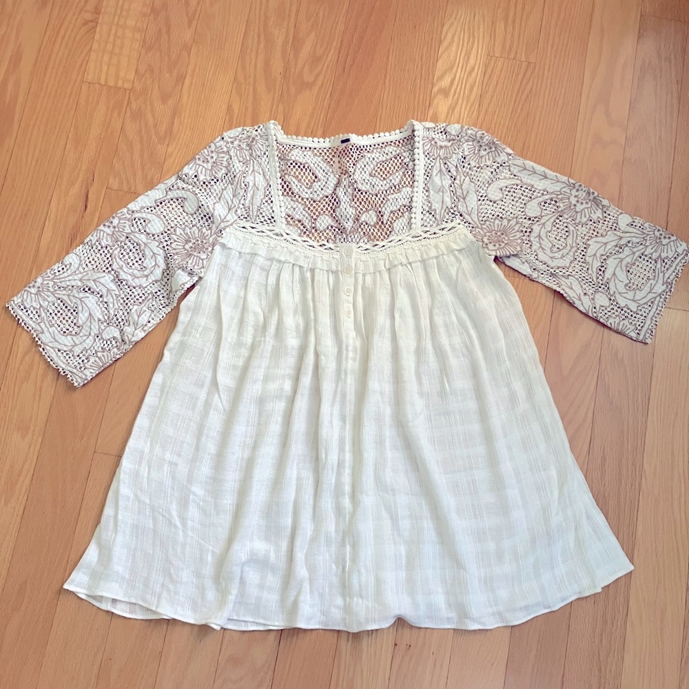 Free People crochet top size S